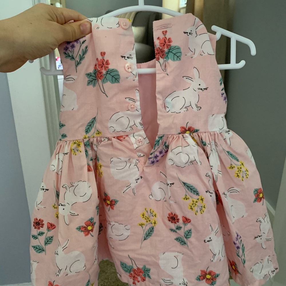 Easter Rabbit Pink Toddler Dress! - Picture 2 of 3
